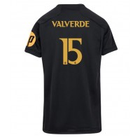 Fotbalové Dres Real Madrid Federico Valverde #15 Dámské Alternativní 2023-24 Krátký Rukáv